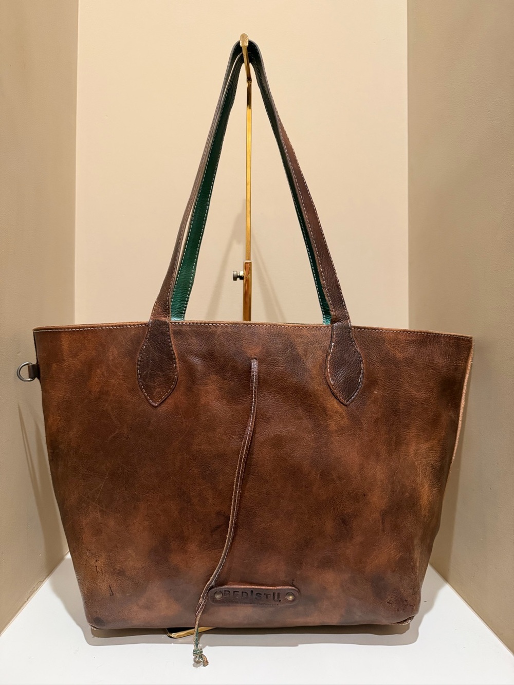 Bed/Stu Charlotte Reversible Leather Destressed Tote